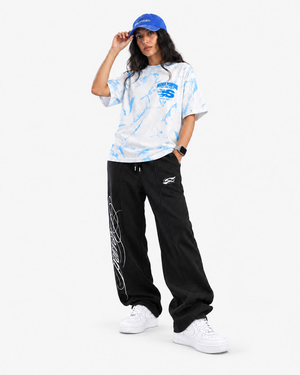 Higher Purpose Oversized T Shirt White
