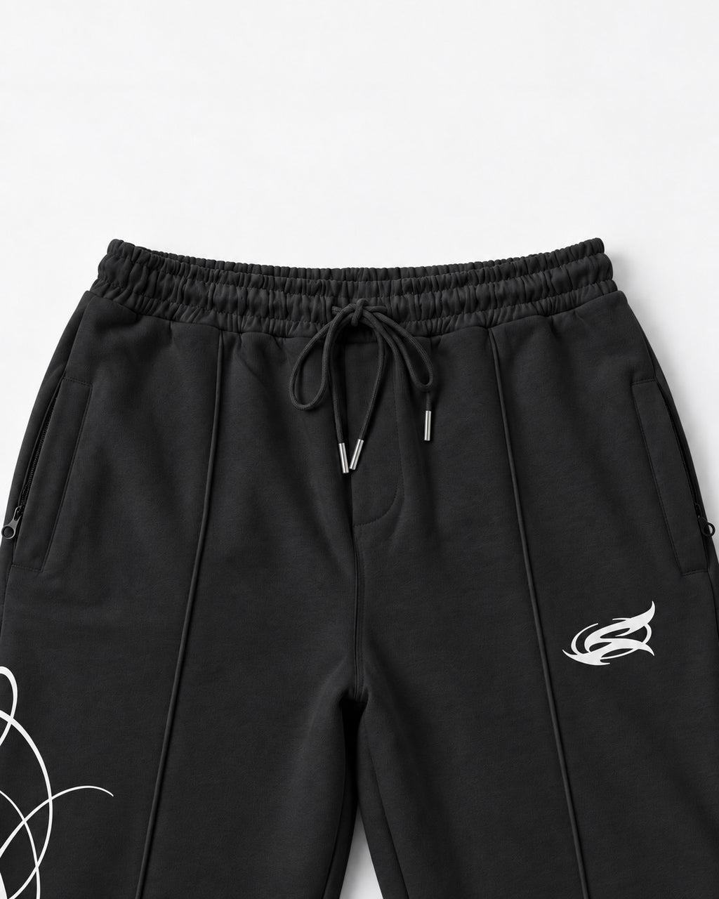 Pleated Relaxed Fit Trouser Blessed Black