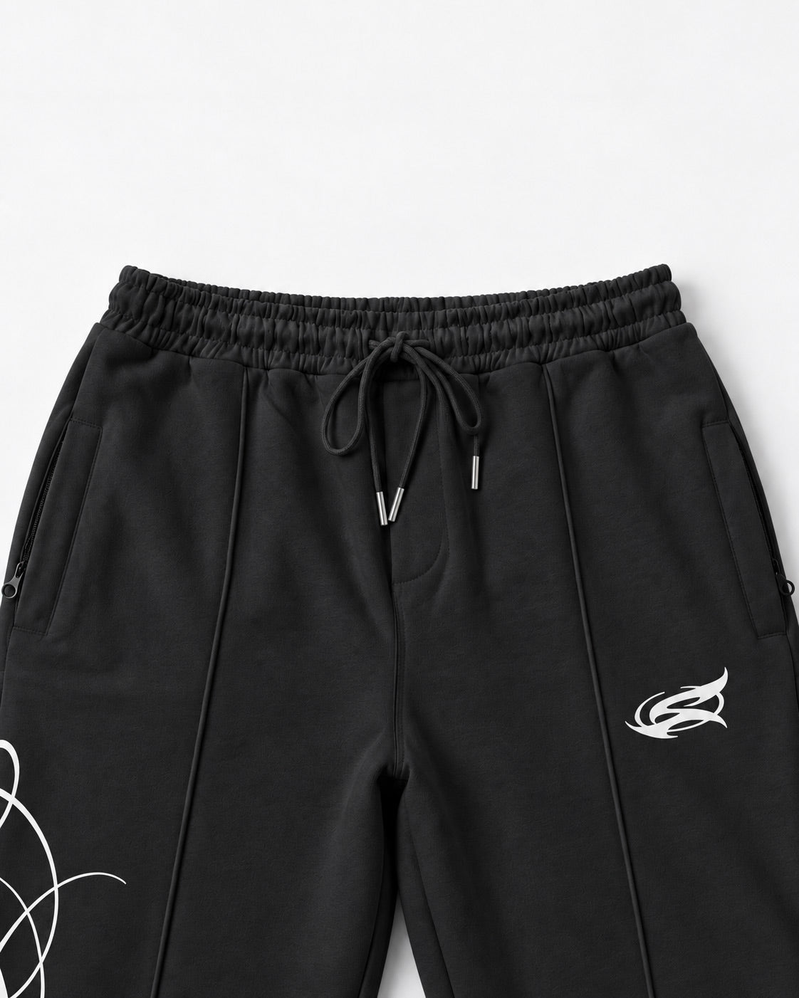 Pleated Relaxed Fit Trouser Blessed Black