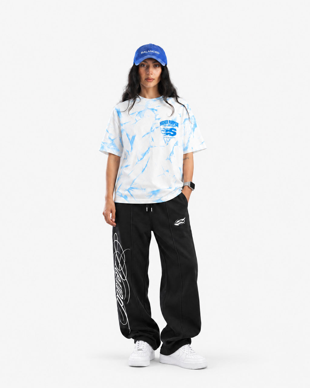 Higher Purpose Oversized T Shirt White