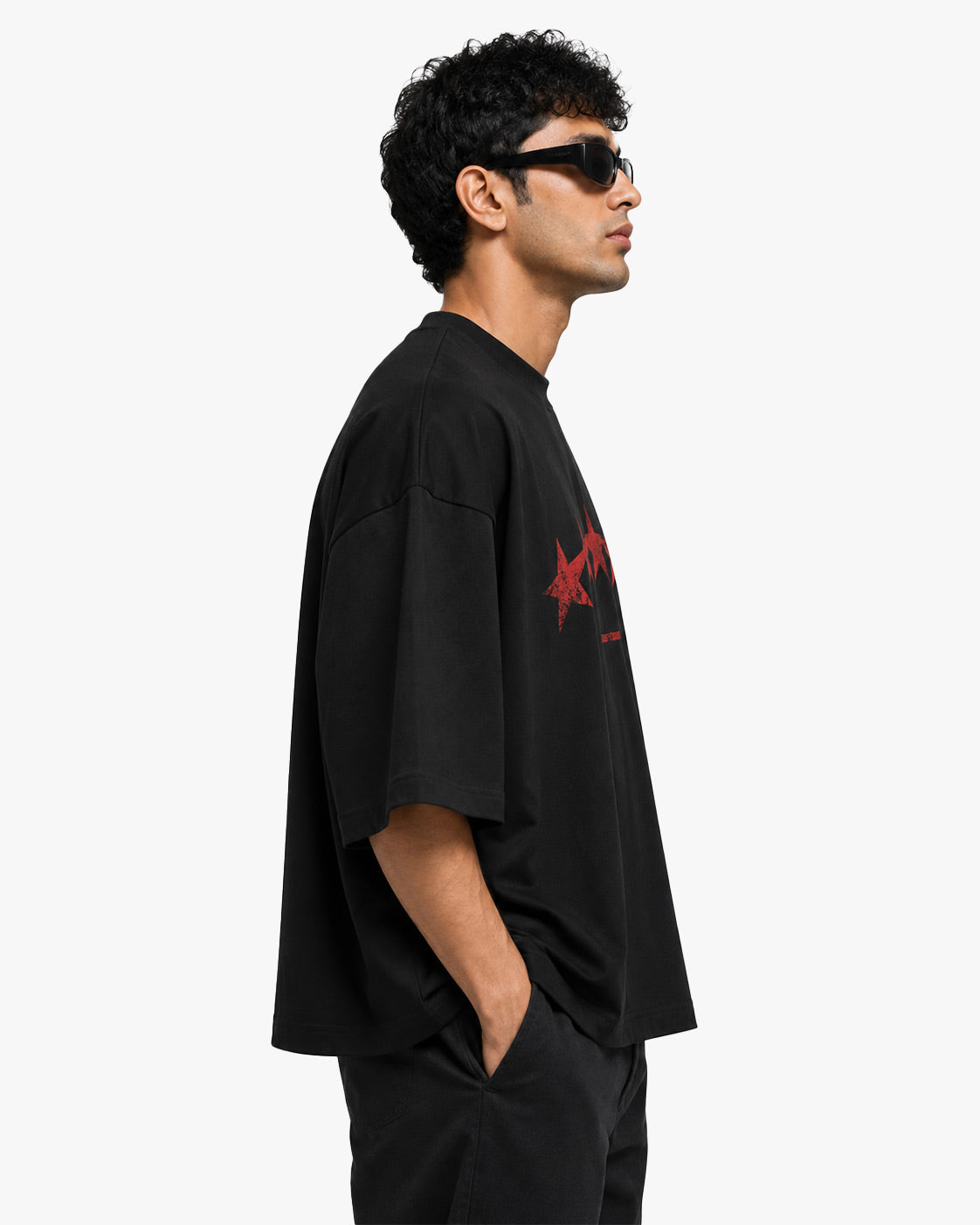 All Stars Oversized Tee Black