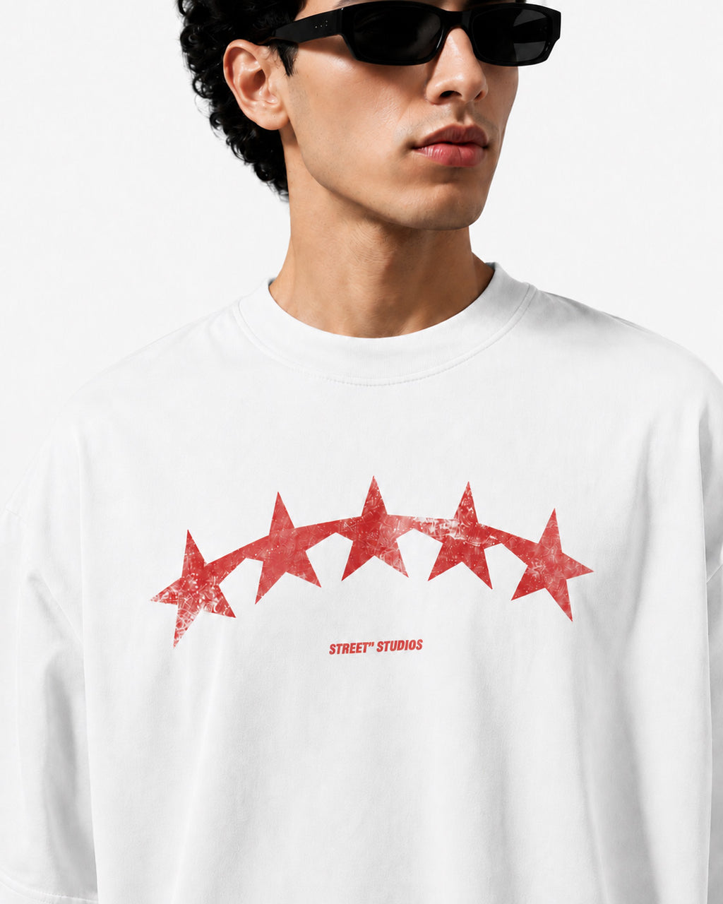 All Stars Oversized Tee White