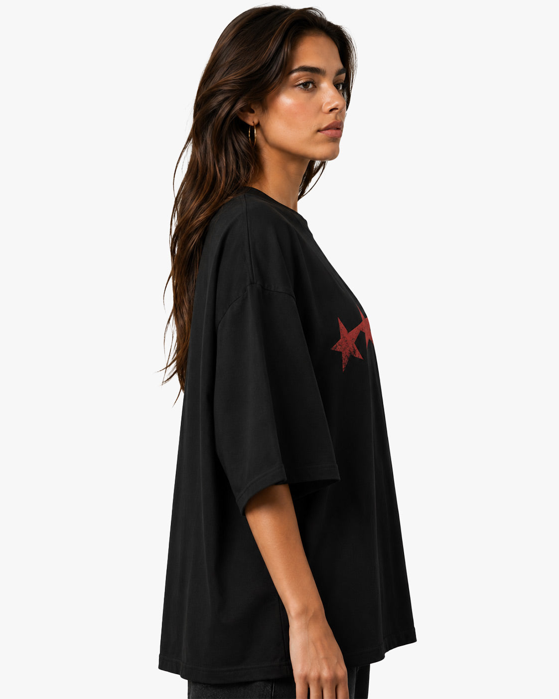 All Stars Oversized Tee Black