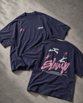 Slump Navy Blue Oversized Tee