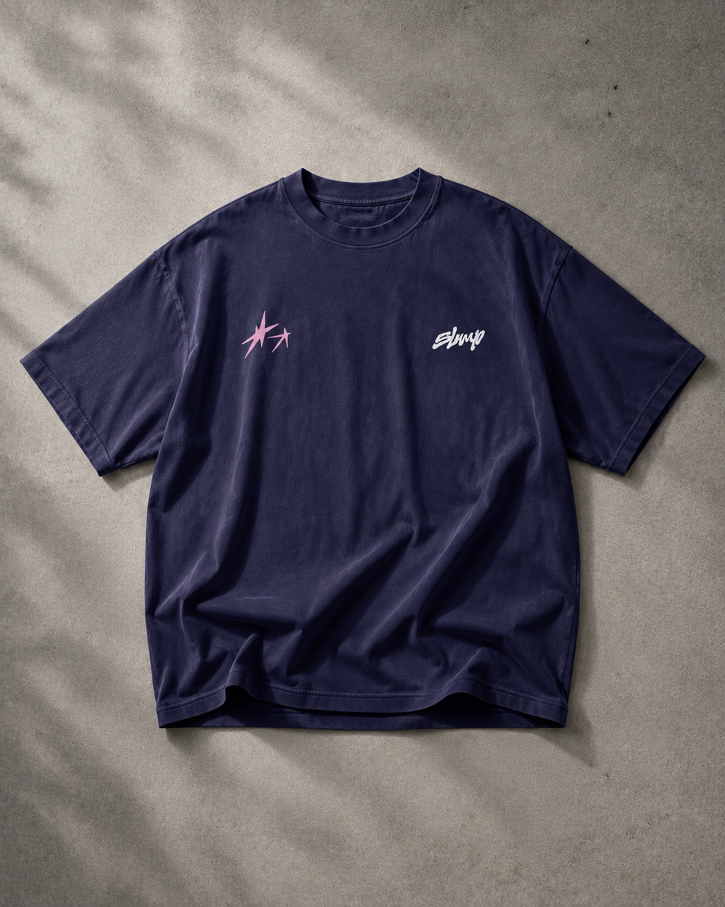 Slump Navy Blue Oversized Tee