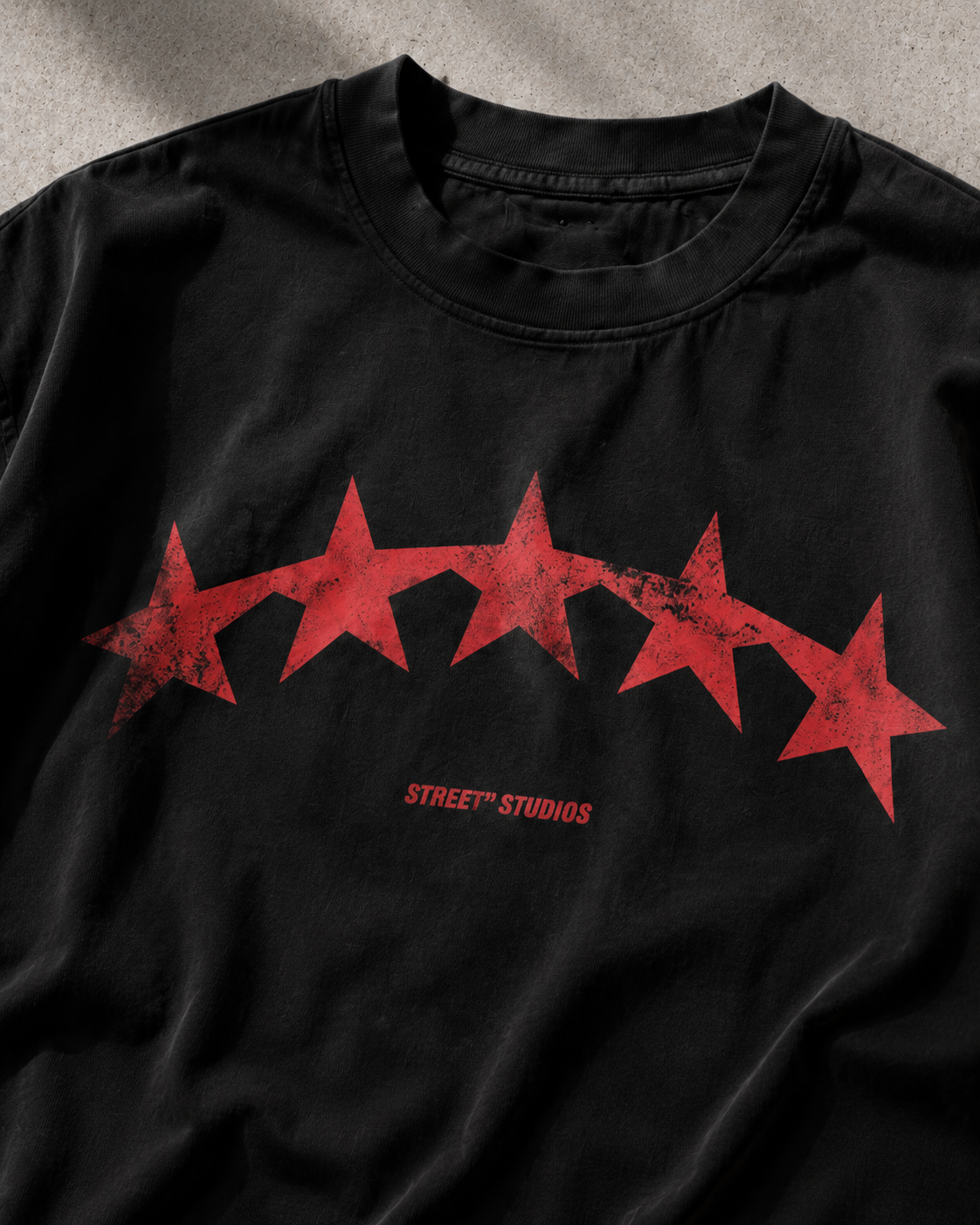 All Stars Oversized Tee Black