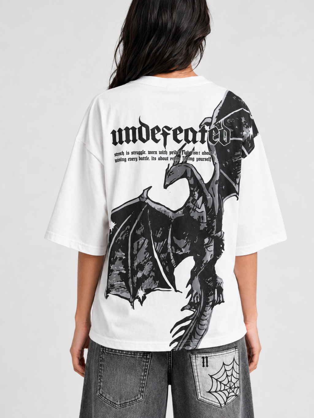 Undefeated - Oversized T Shirt