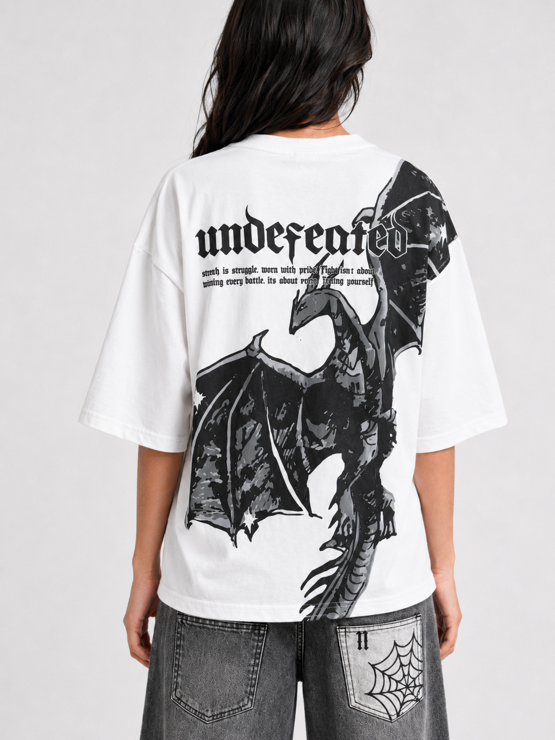 Undefeated - Oversized T Shirt