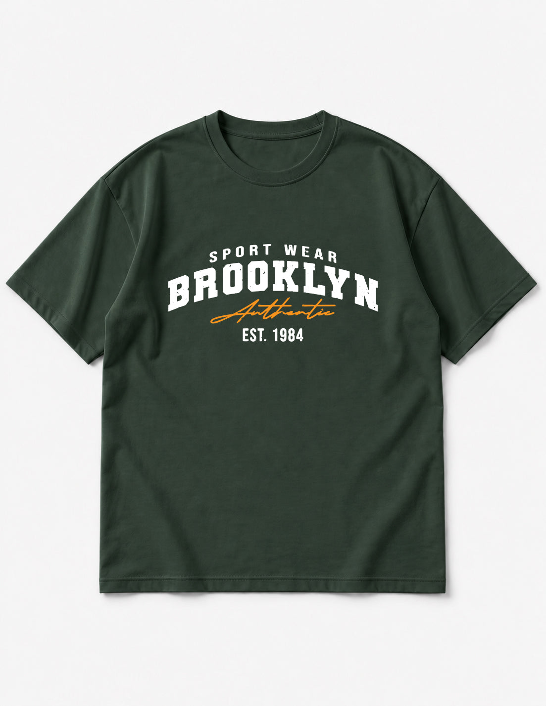 Brooklyn Bottle Green Relaxed Fit T-Shirt
