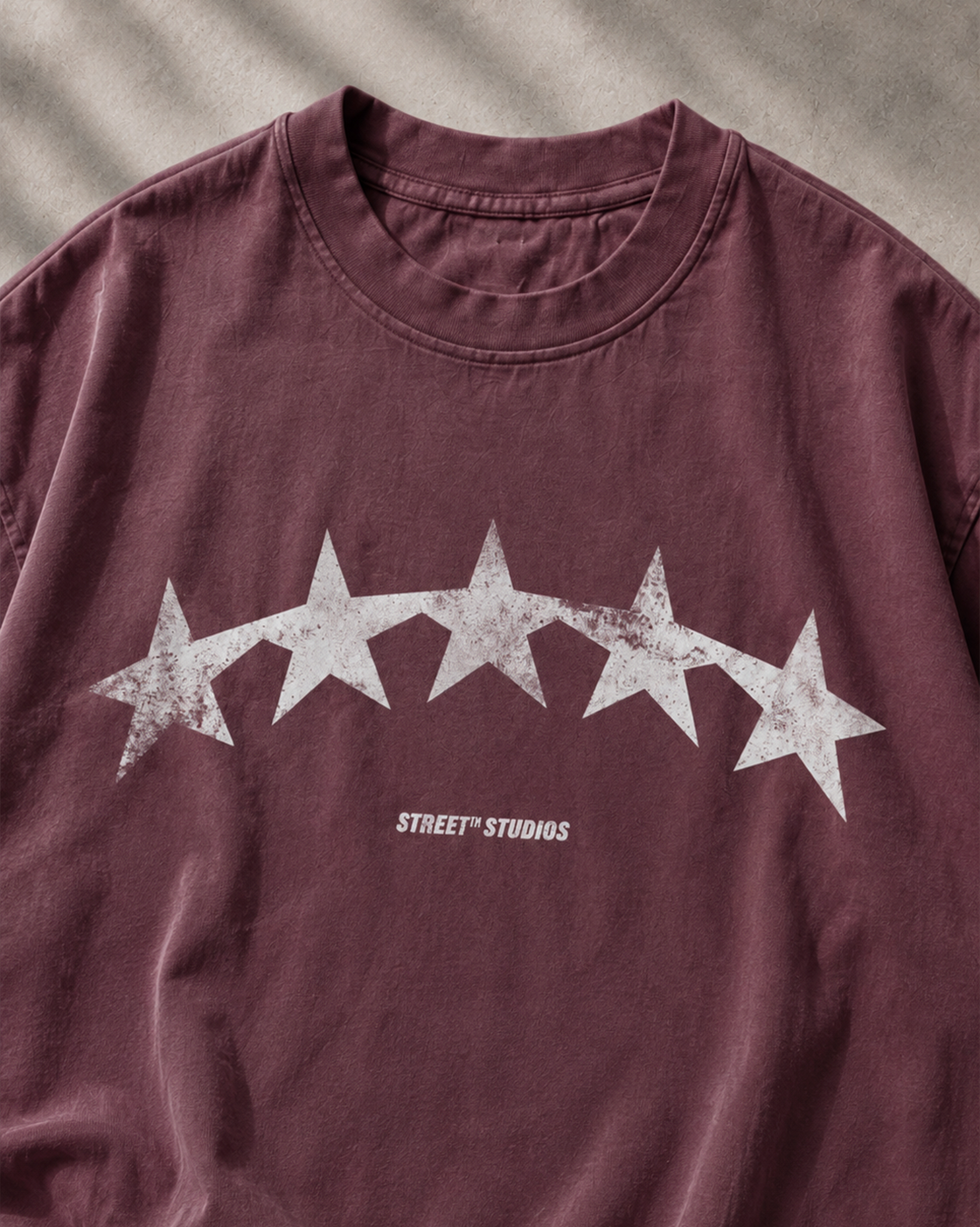 All Stars Oversized Tee Maroon
