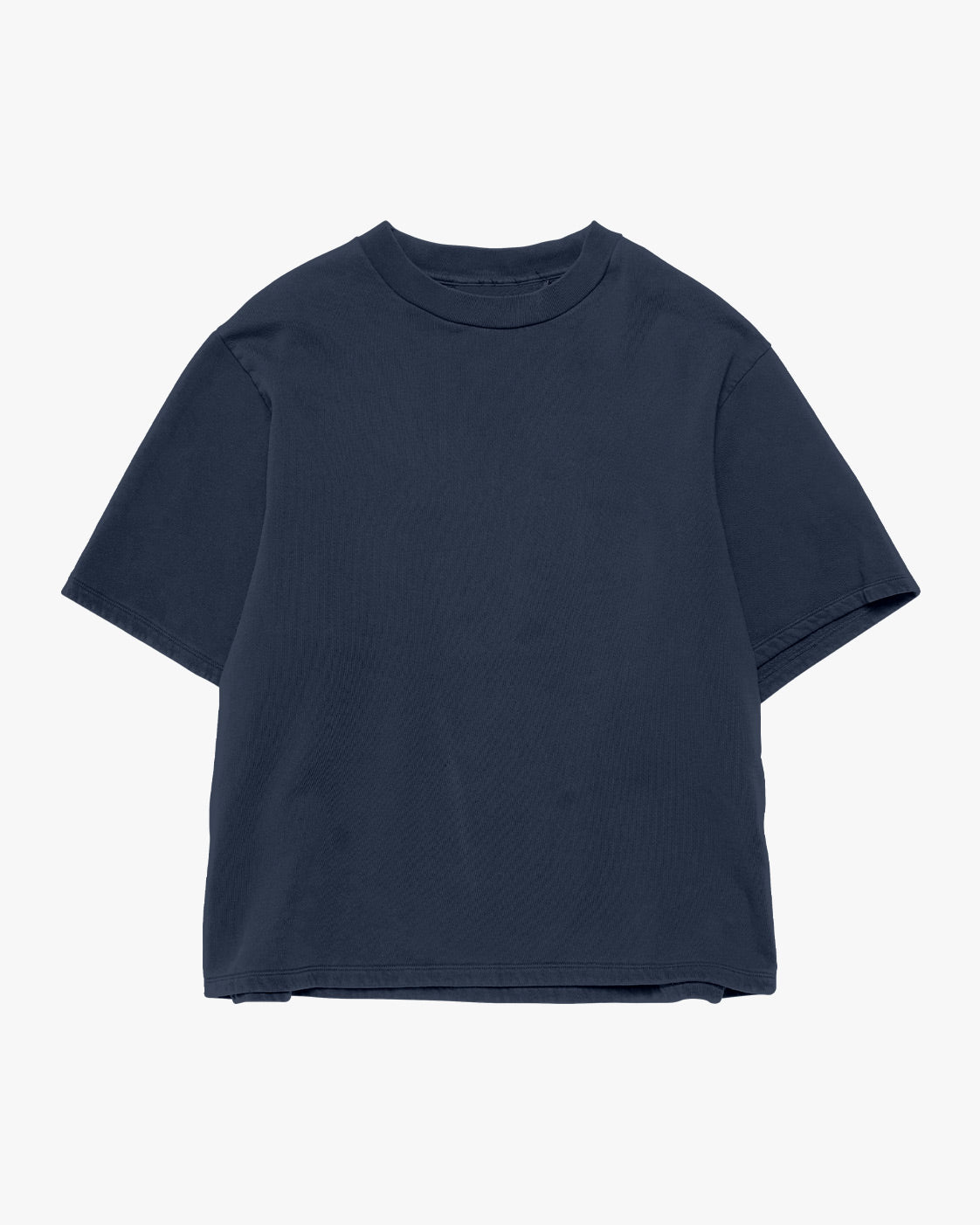 Navy Blue Oversized Basic T Shirt
