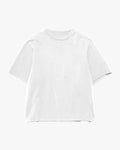 White Oversized Basic T Shirt
